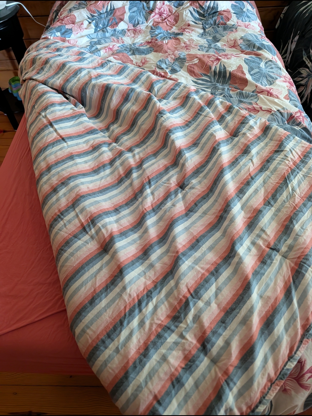 Pottery Barn Teen Tropical Floral Cotton Comforter Set Twin/Twin XL - Picture 4 of 6